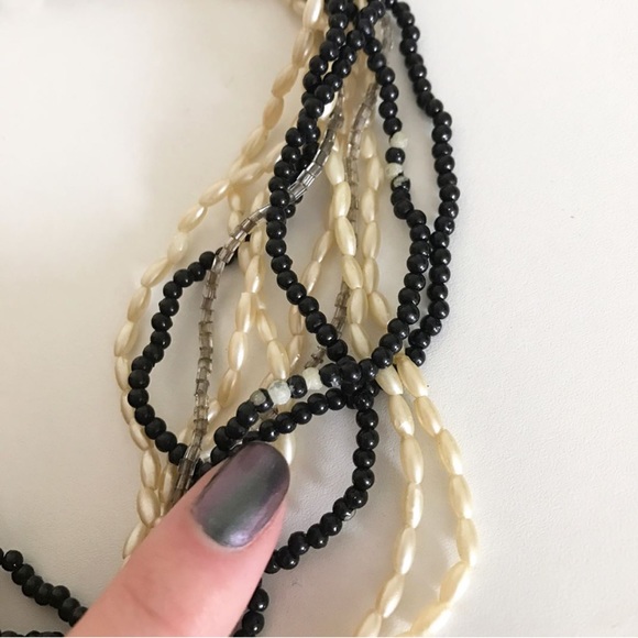 Vintage Multi-Stranded Beaded Necklace - Picture 2 of 2